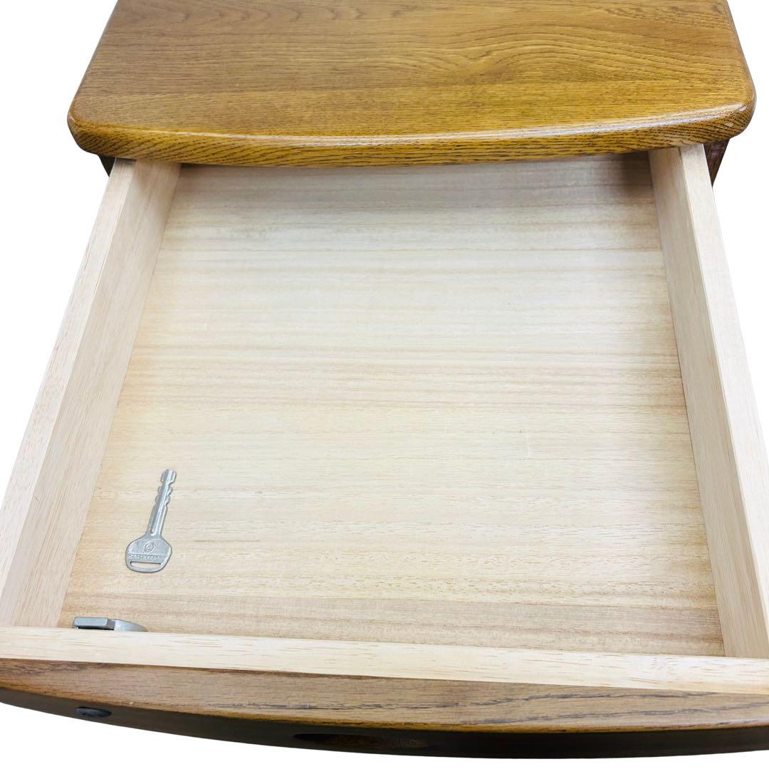 【状態良好】浜本工芸 脇机 サイドワゴン 学習机 たのめる便