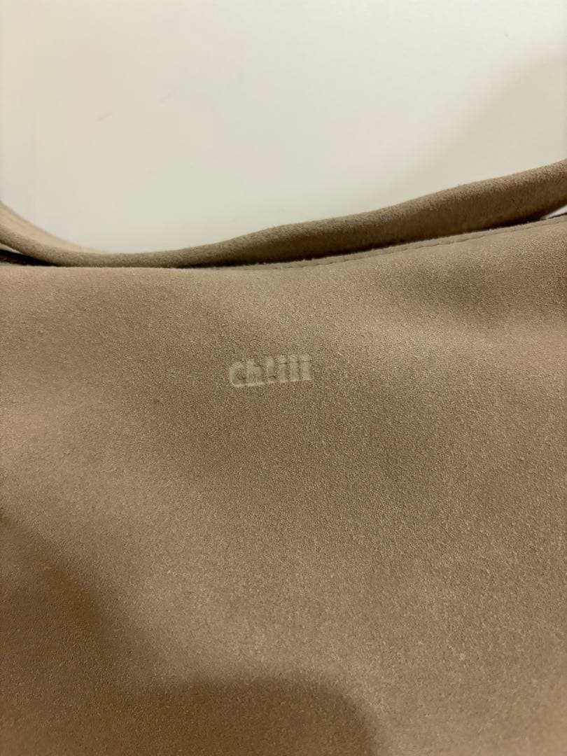 ch!iii bag スエードワンショルダーバッグ 美品　ベージュ　牛革
