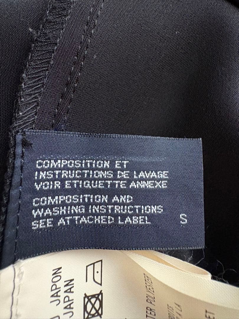 LIMI feu リミフゥ ワイドパンツ　ブラック　黒