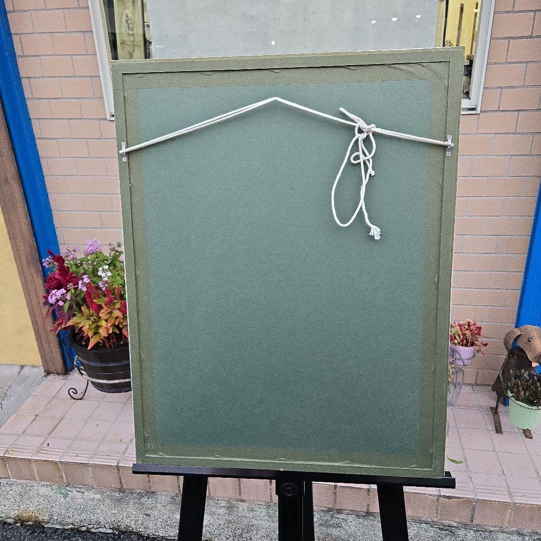 W. P. PING 油彩画 水辺の風景