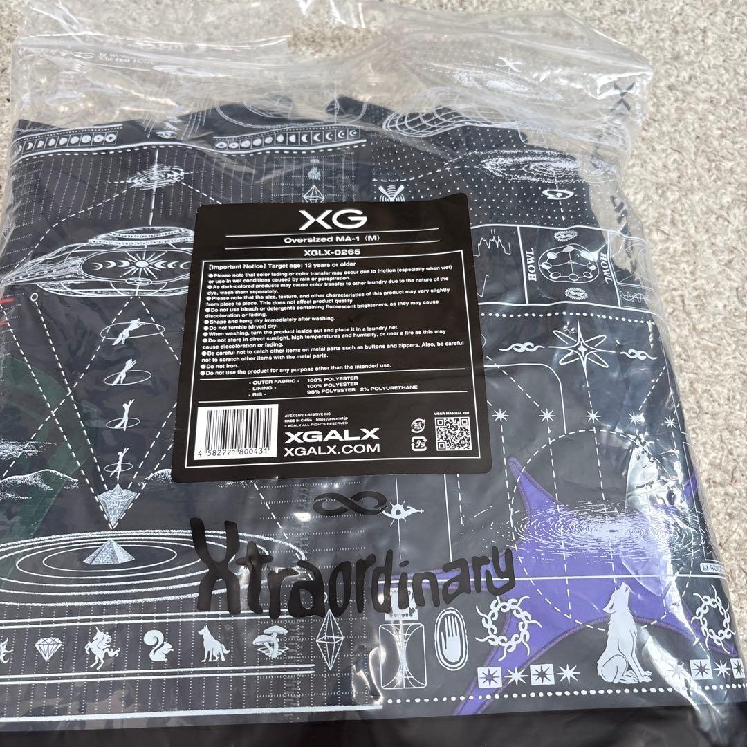 【入手困難】XG Oversized MA-1 Mサイズ　ジャケット　ワッペン