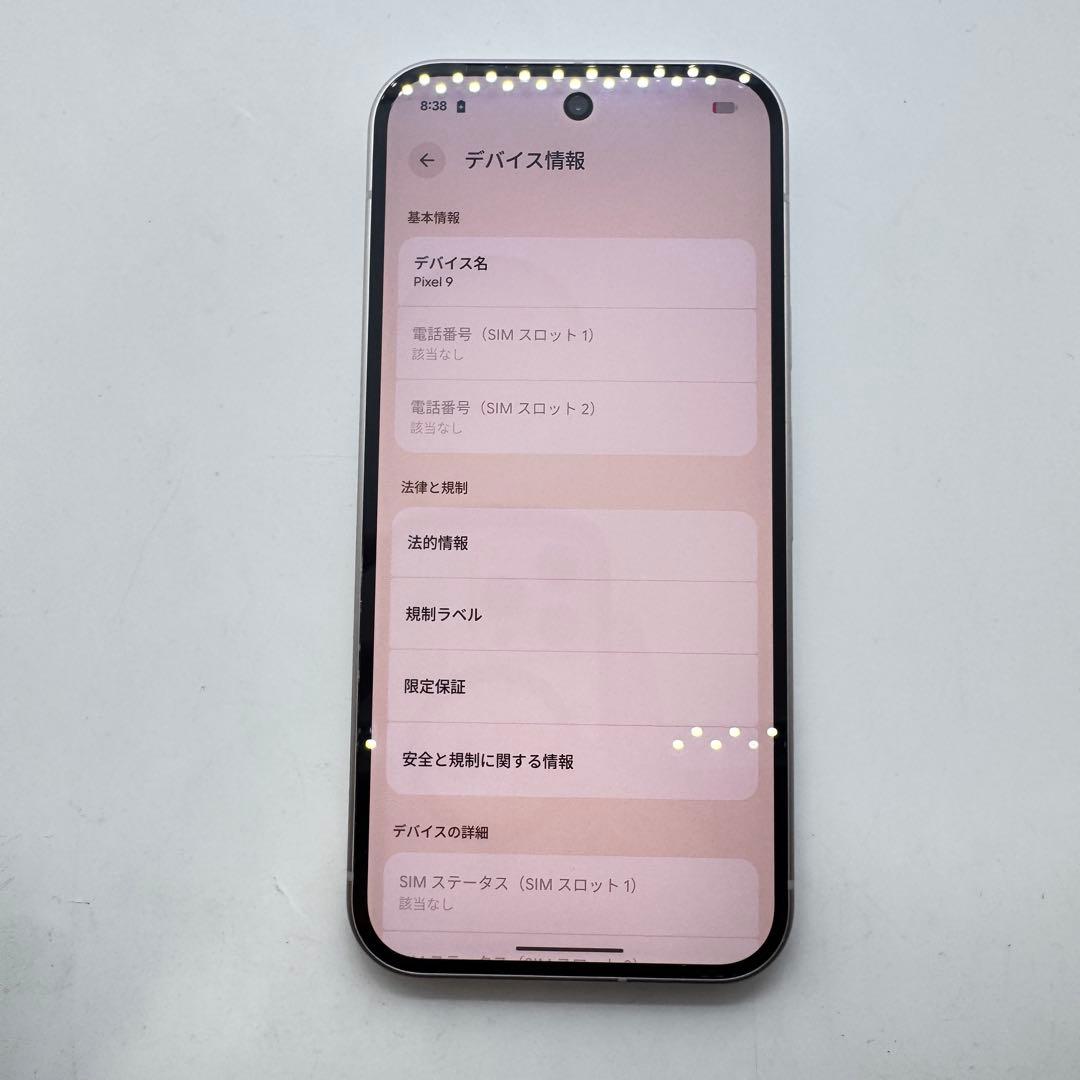 【SIMフリー】 Google Pixel 9 128GB 本体 動作確認済み