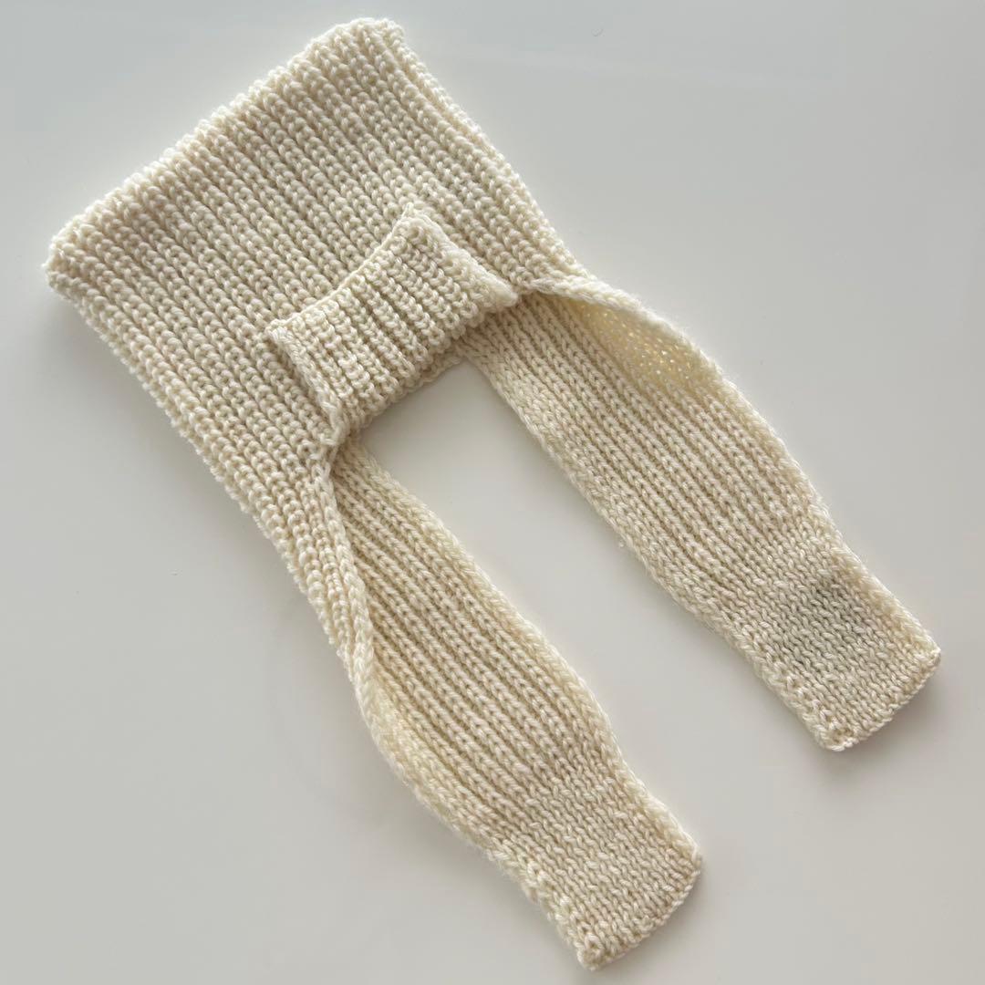 美品 Vivienne Westwood 猫耳ニット帽 アイボリー 白 ホワイト