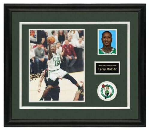 直筆サイン入り写真 テリー・ロジアー ボストン・セルティックス SA鑑定済