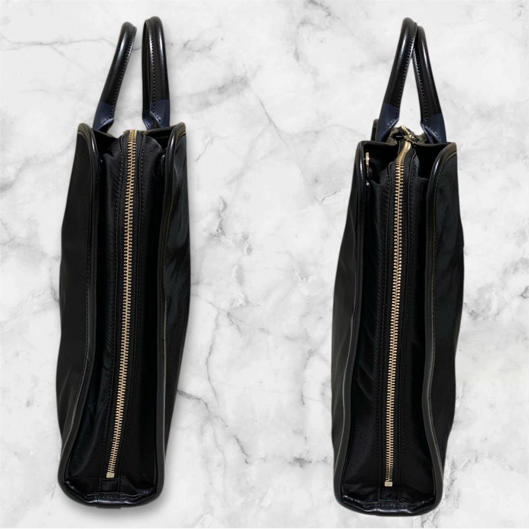 PaulSmithポールスミス★ビジネスバッグ自立型A4可2wayナイロンレザー