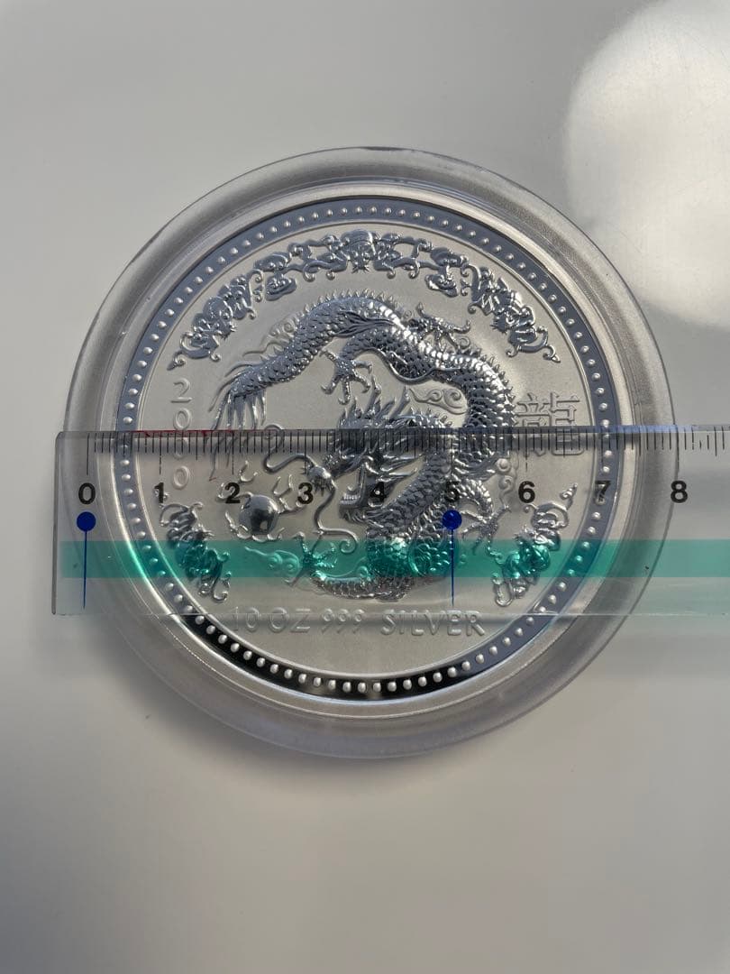 10オンス999 SILVER 2000年龍(辰)ミレアム干支銀貨　造幣局