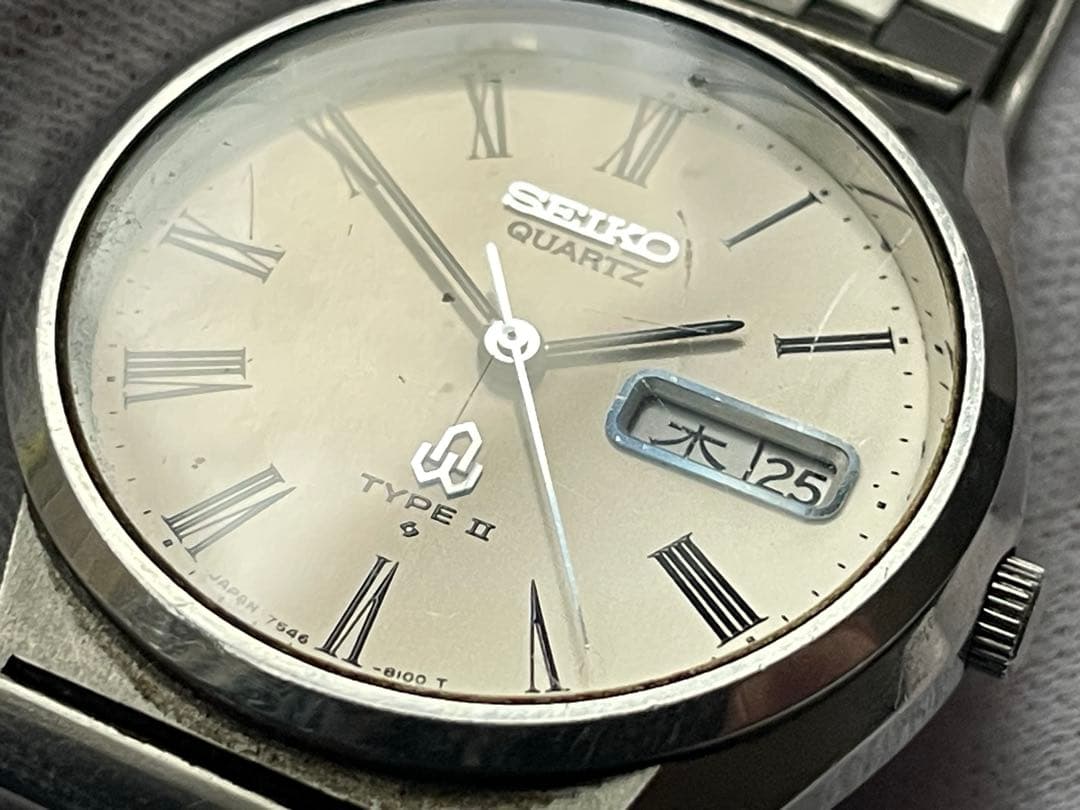 SEIKO TYPE II 7546-8000 1978 SUWA クォーツ