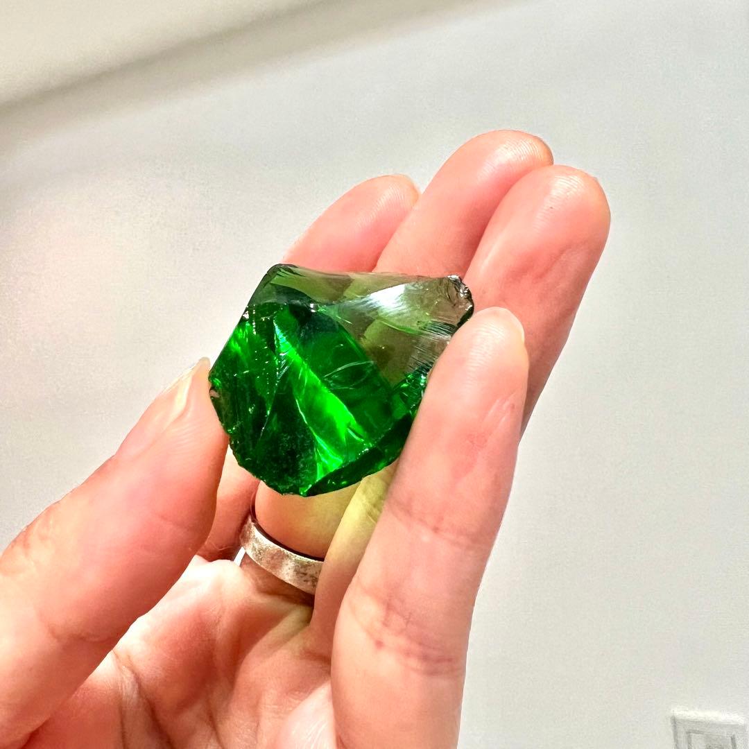 美✨希少✨本物 シエラ産 純正 アンダラクリスタル ✨魔法使いマーリングリーン✨