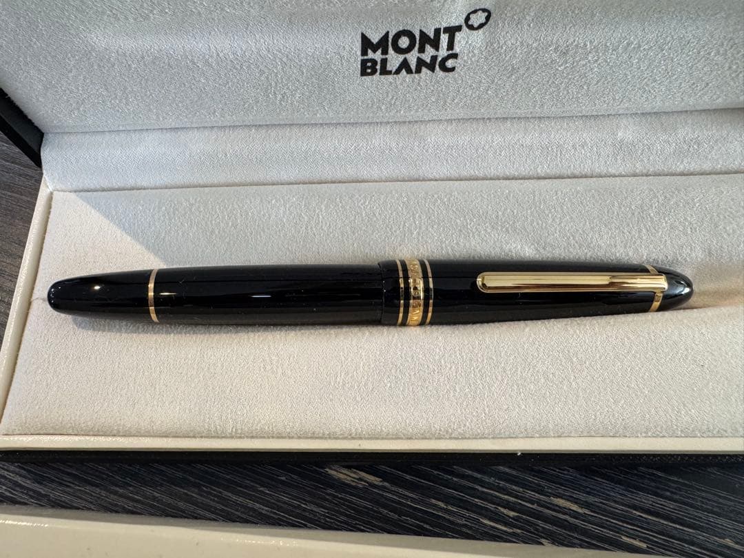 75000円以上！MONTBLANC ブラックボールペン 未使用品　#11402