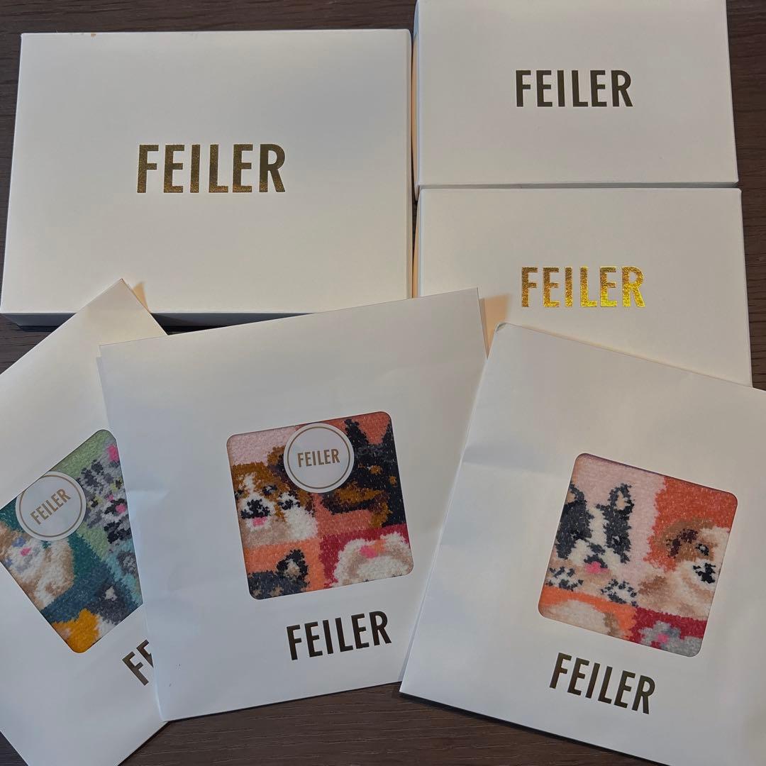 【新品未開封】FEILER タオルハンカチ 7枚セット