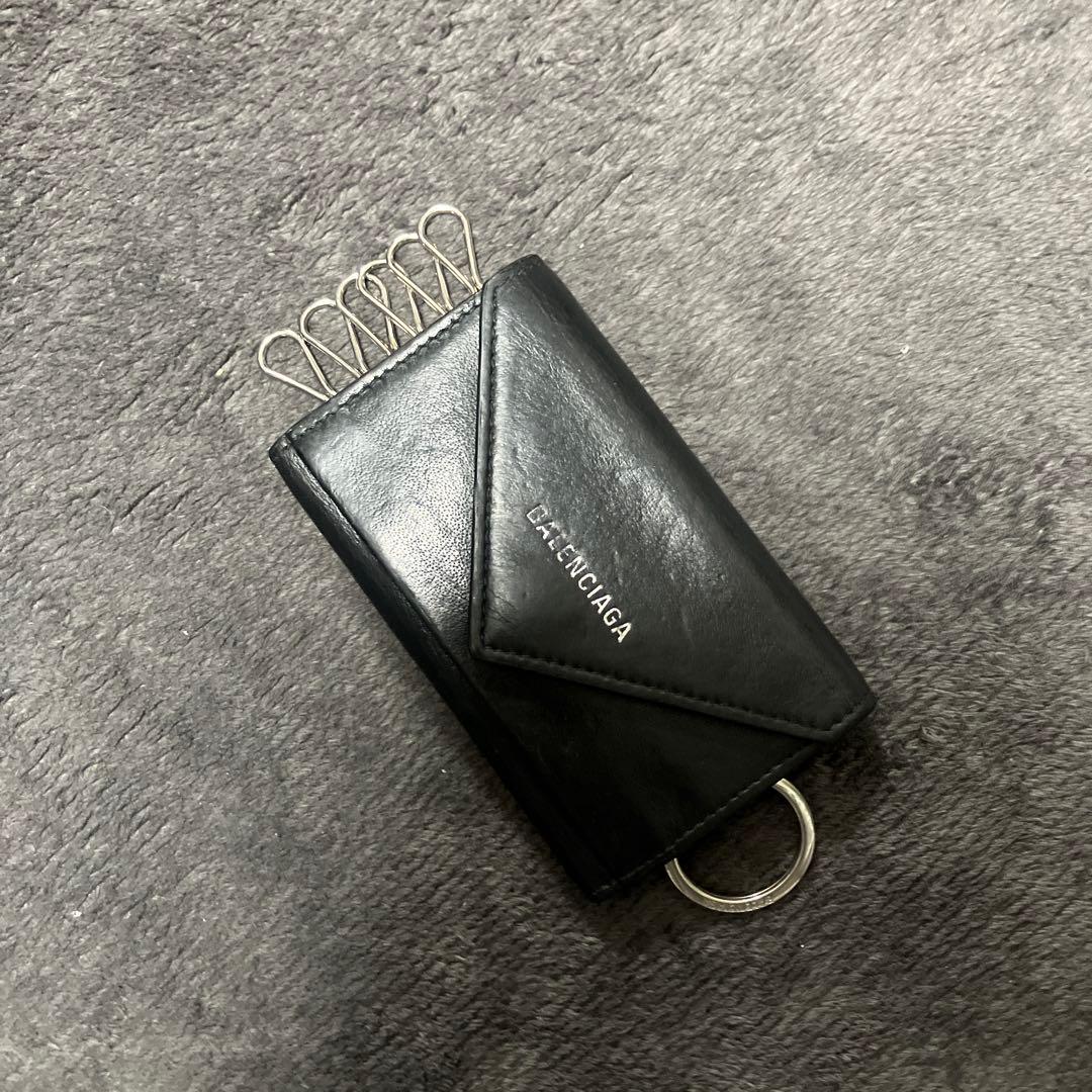 バレンシアガ　キーケース　キーリング　ストラップ　カードケース