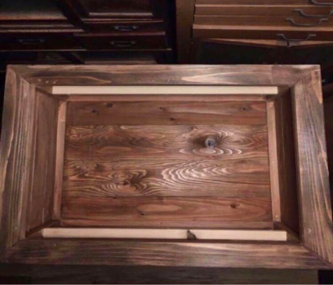 ★オリエンタルカレー★木製★ちゃぶ台★ポテ箱★作業台★小物入れ★玩具箱★