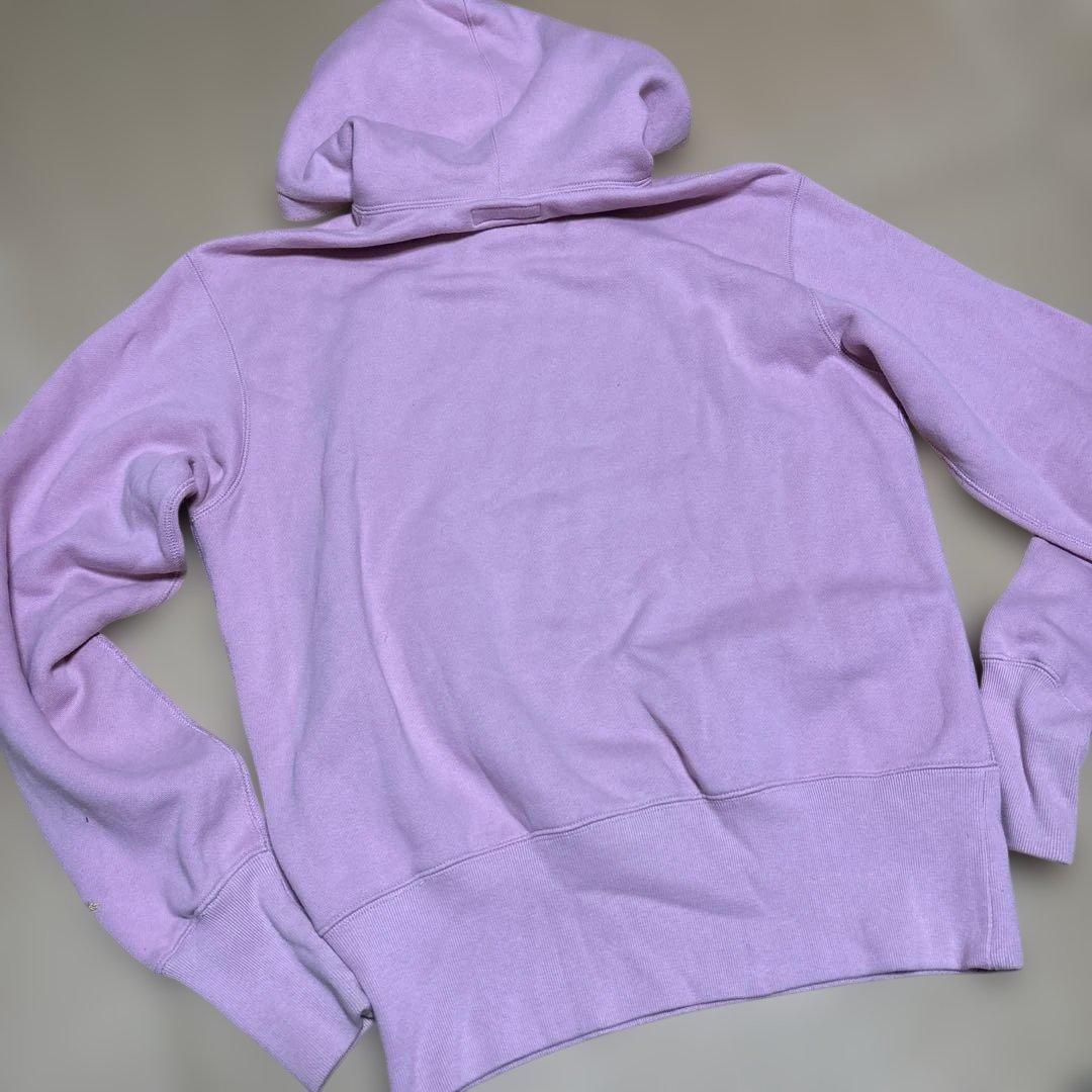 Evisu ピンク パーカー Y2K 短丈 カモメ刺繍