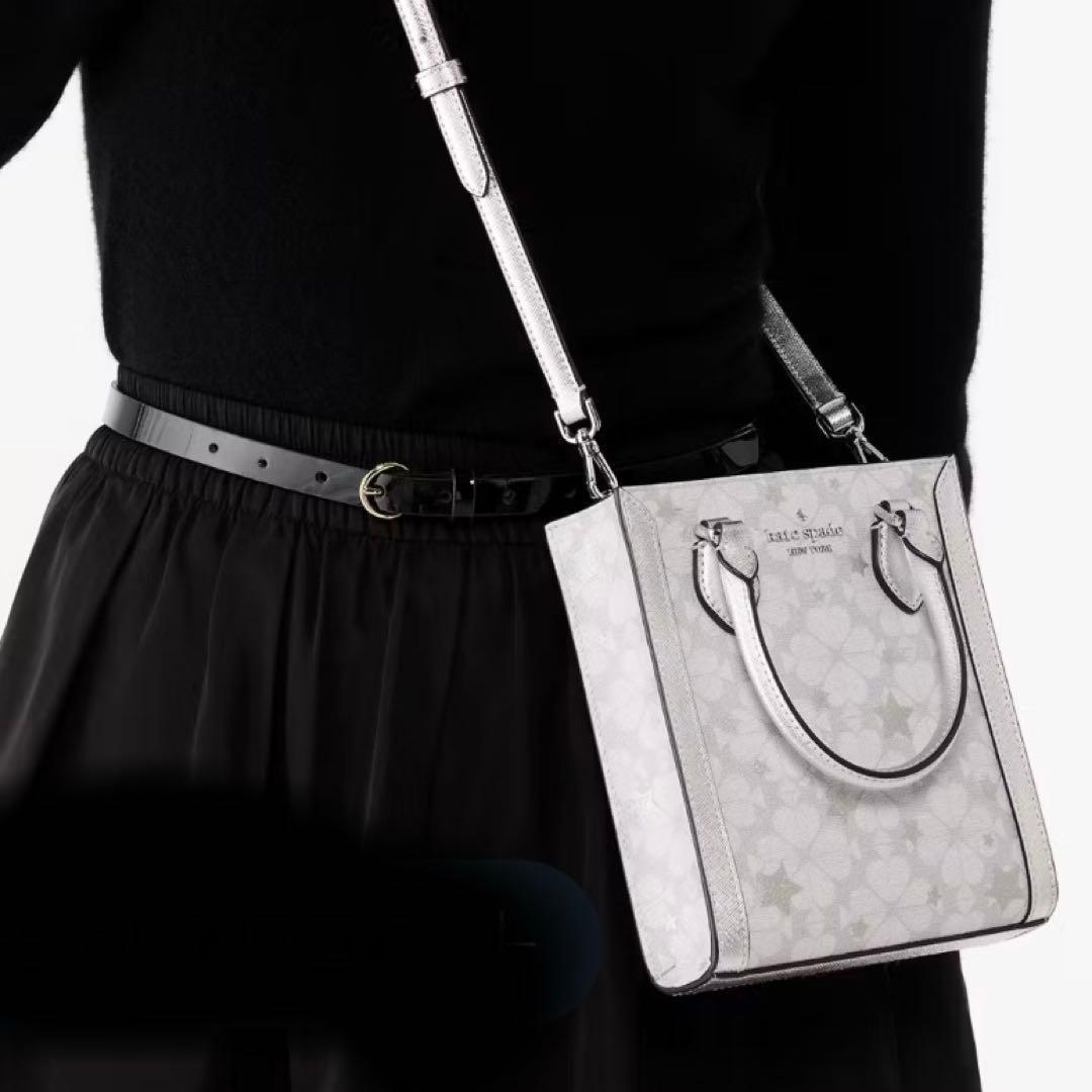 【定価約7万円】ケイトスペード　スペードフラワー　ミニトート　ショルダーバッグ