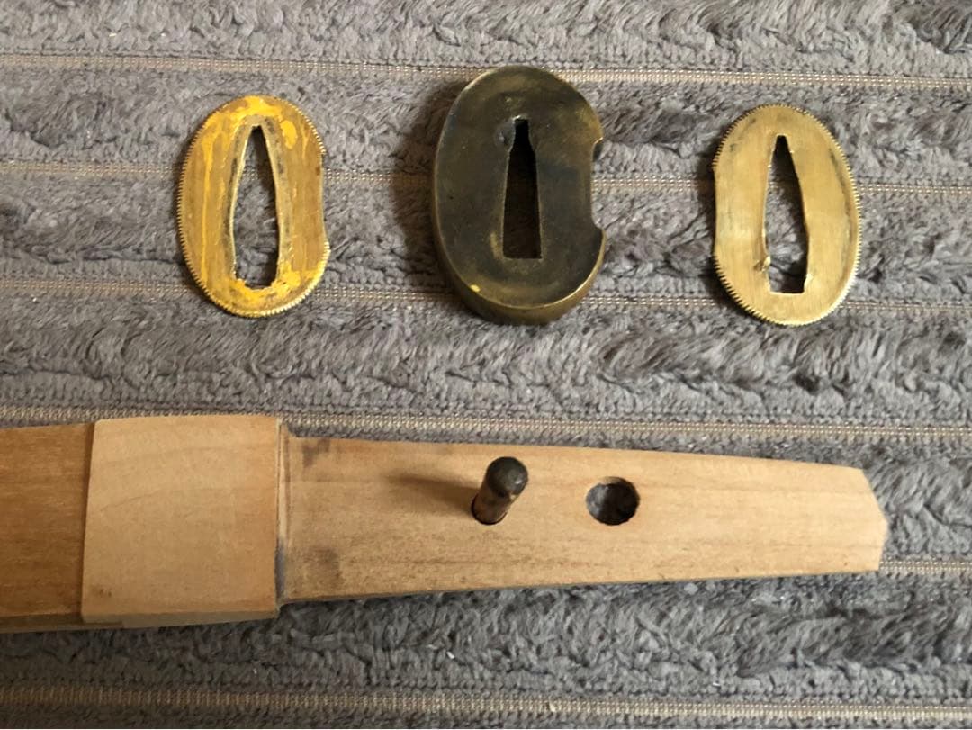 時代物 短刀 拵 竹光 木製