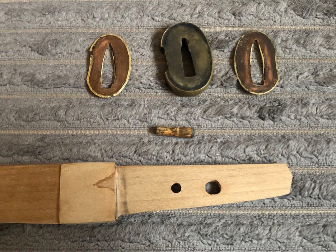 時代物 短刀 拵 竹光 木製