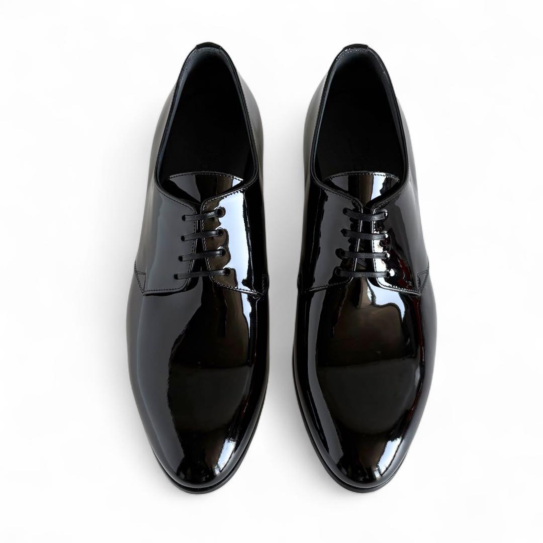 未使用 DIOR エナメルドレスシューズ 39.5 ブラック