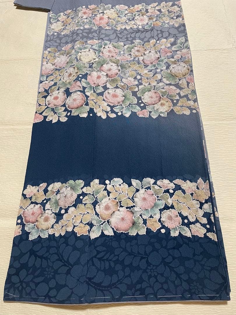 訪問着フルセット　辻ヶ花　作家　落款　正絹　絞り　ぼかし　入学式　結婚式