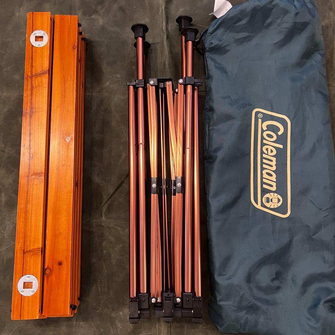 コールマン　ナチュラルウッドロールテーブル クラシック（110）