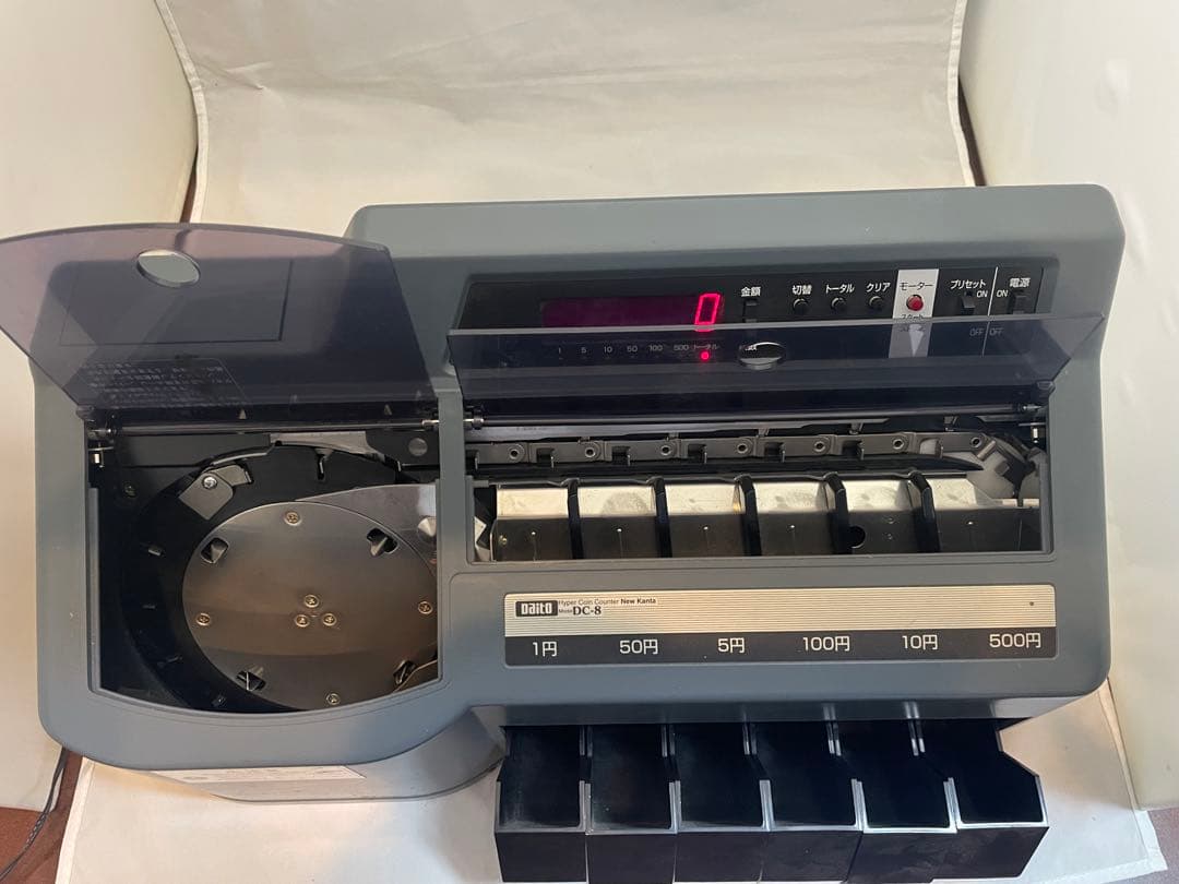 ダイト Daito 硬貨計数機 DC-8カウンター 動作確認済