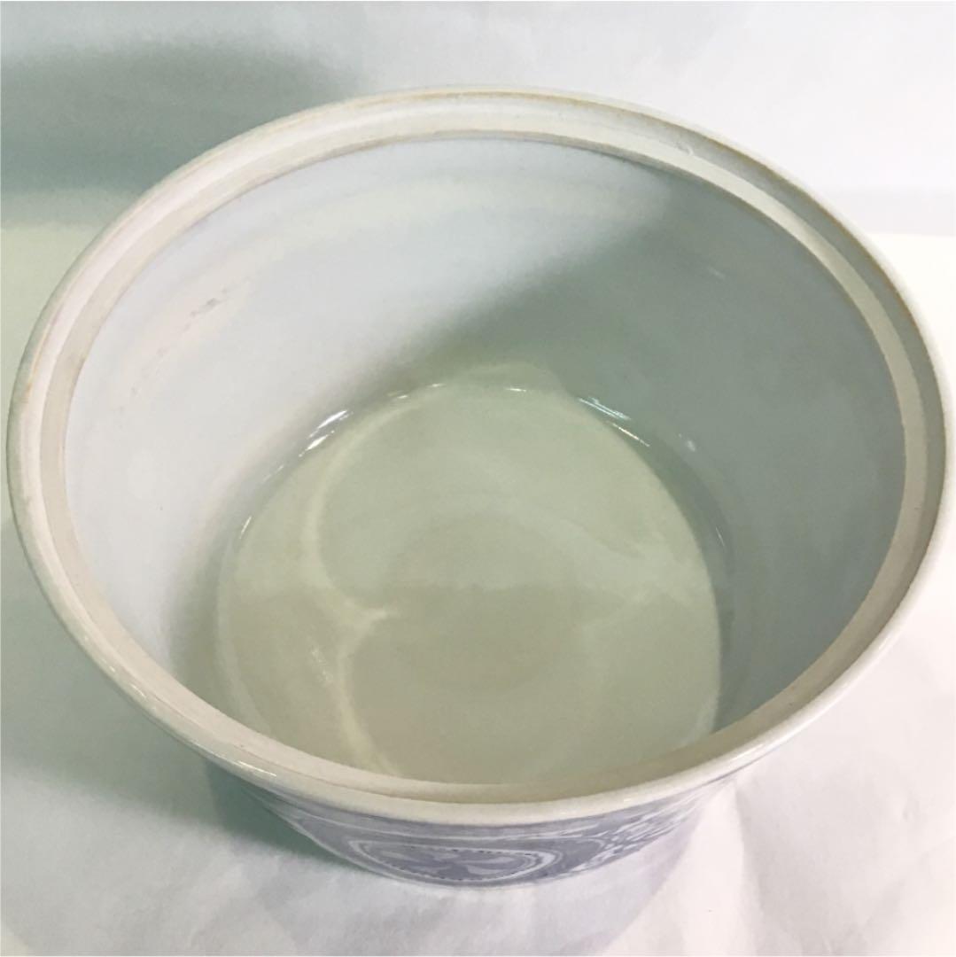 【茶道具】平安 井上春峰作　染付水指