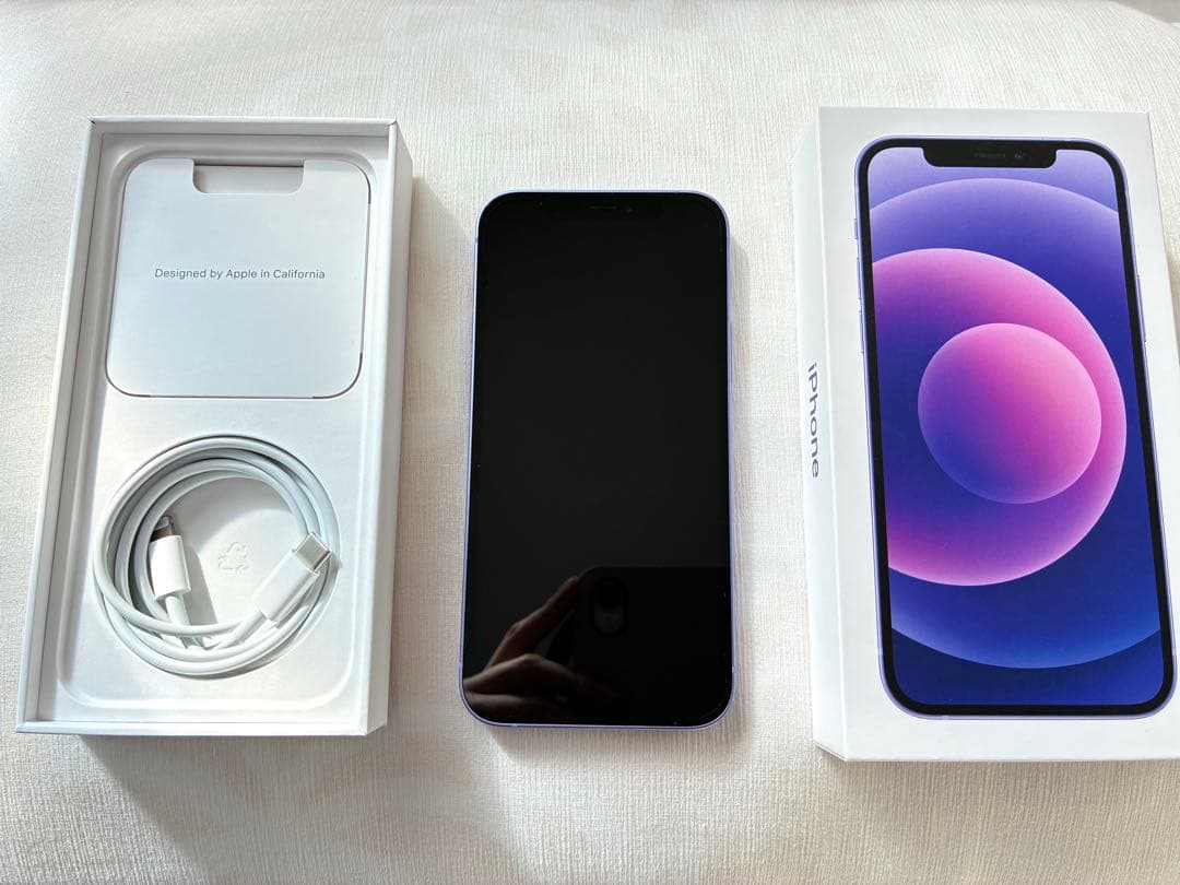 【極美品】iPhone 12 128GB SIMフリー 付属品完備・画面傷なし