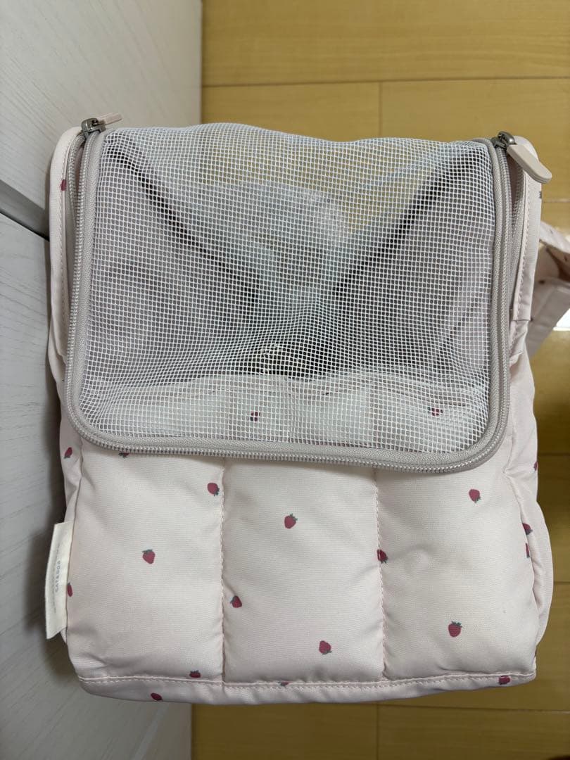 GELATO PIQUE いちご　ドット柄キャリーバッグ