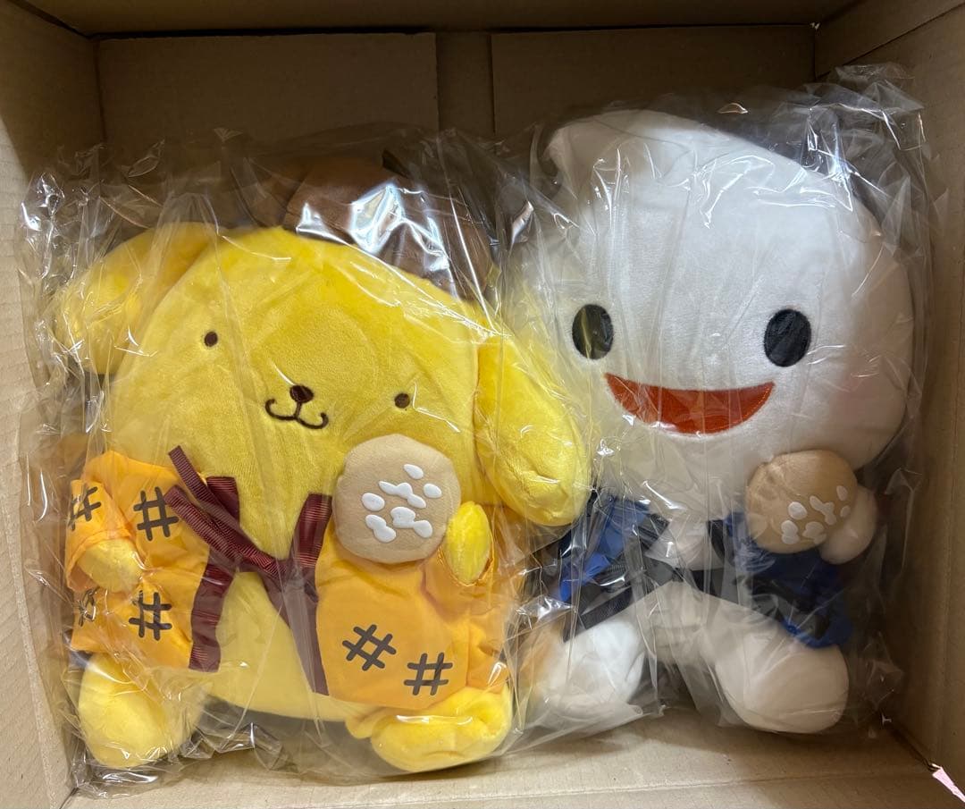 激レア　未開封　ホワミル×ポムポムプリン　ぬいぐるみ