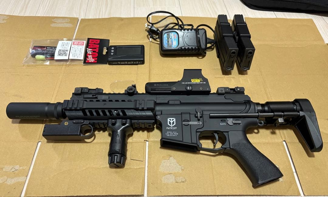 東京マルイ M4パトリオット HC 弾速 93m/s 外装,メカチューン仕様