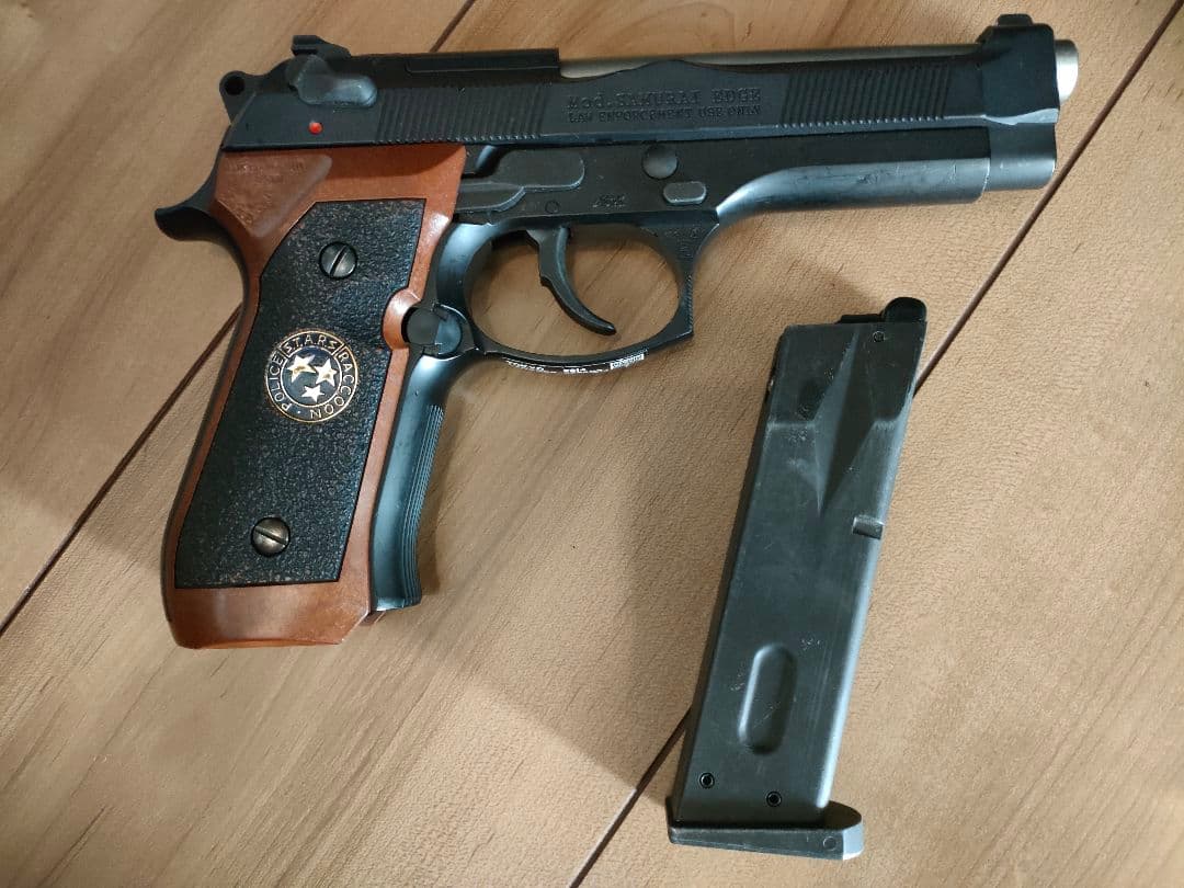 サムライエッジ ガスガン ブラック/ブラウン