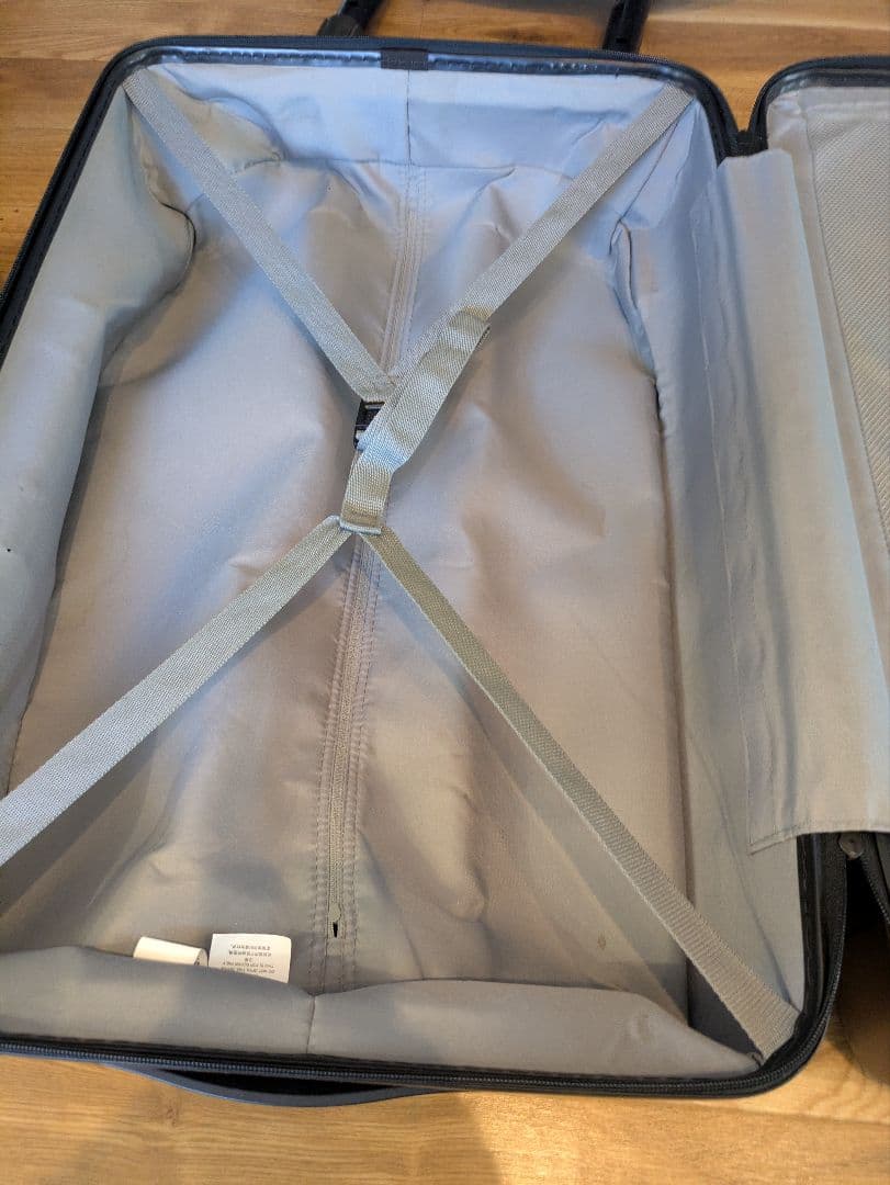 無印良品 MUJI スーツケース 87L ストッパー付きハードキャリー 黒