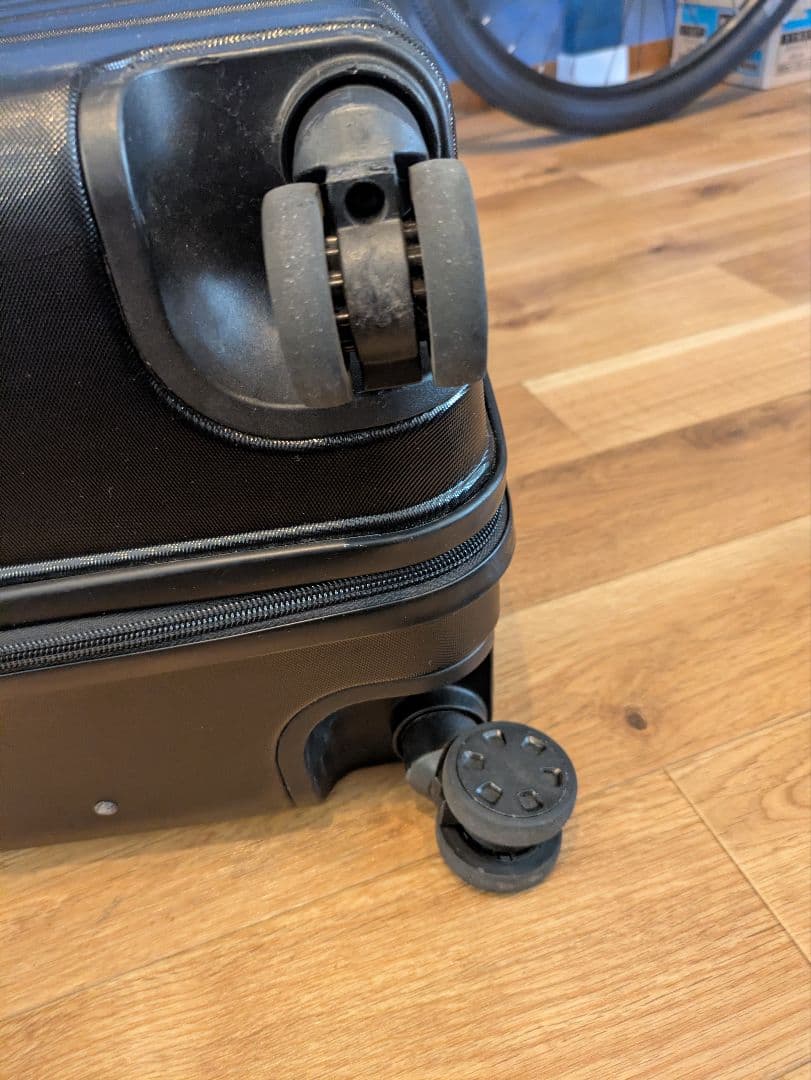 無印良品 MUJI スーツケース 87L ストッパー付きハードキャリー 黒