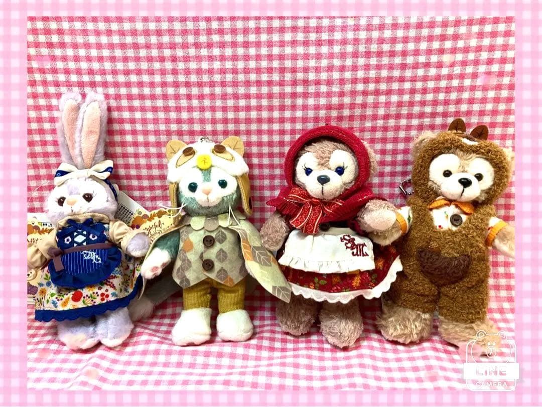 ♡秋のぼうけん♡ダッフィー　シェリーメイ　ジェラトーニ　ステラルー♡タグ二枚♡