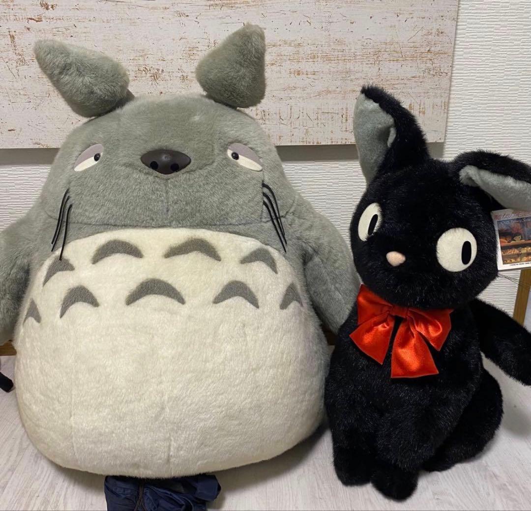 ジブリ となりのトトロ 魔女の宅急便 トトロ ジジ 希少 レア タグ付き 特大