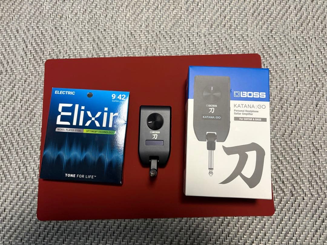 BOSS KATANA-GO Elixir 9-42のおまけ付き