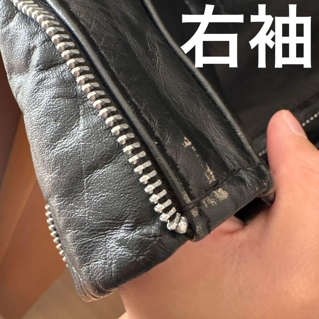 美品‼︎ Schott ショット 641 シングルライダース　42 スタンドカラー