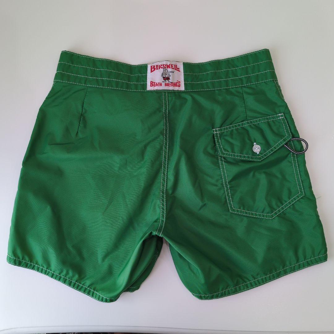 birdwell 緑色の水着 ボタン付き ドローコード
