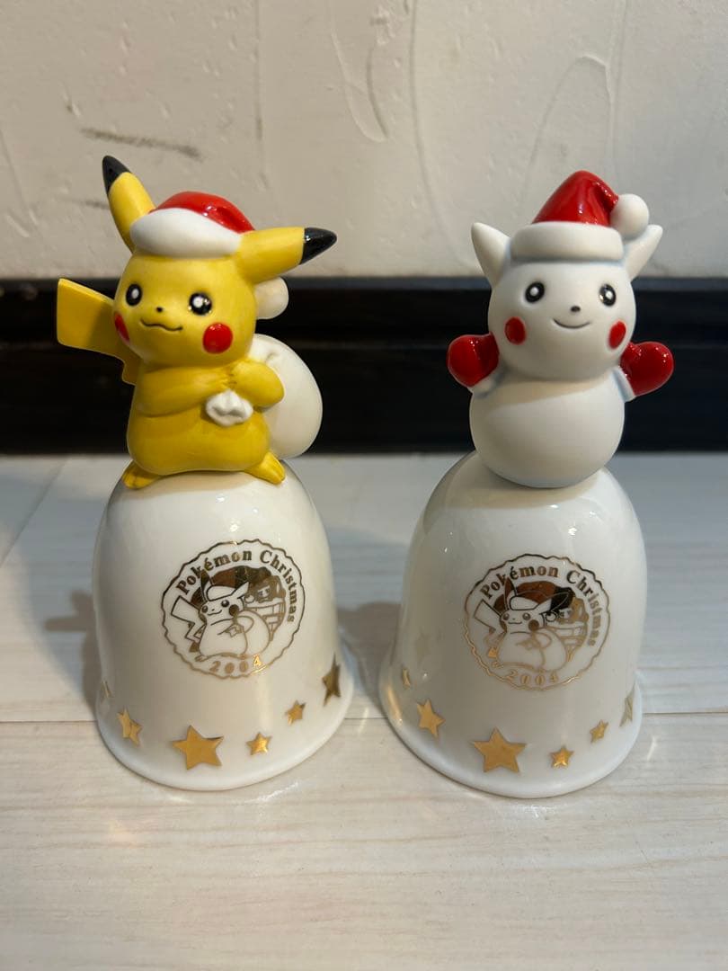 【未使用品】ポケモンセンター 2004年 クリスマス ディナーベル 2個セット