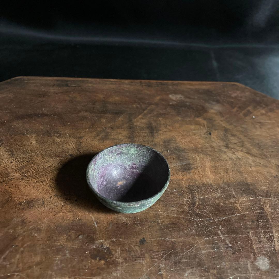 赤札閉店セール❗️【ギャラリー三益】古美術　唐代鍍金青銅盃