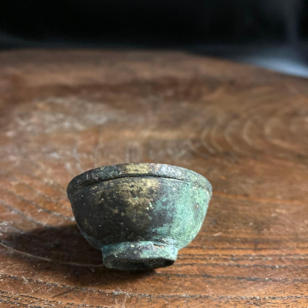 新年赤札セール❗️【ギャラリー三益】古美術　唐代鍍金青銅盃