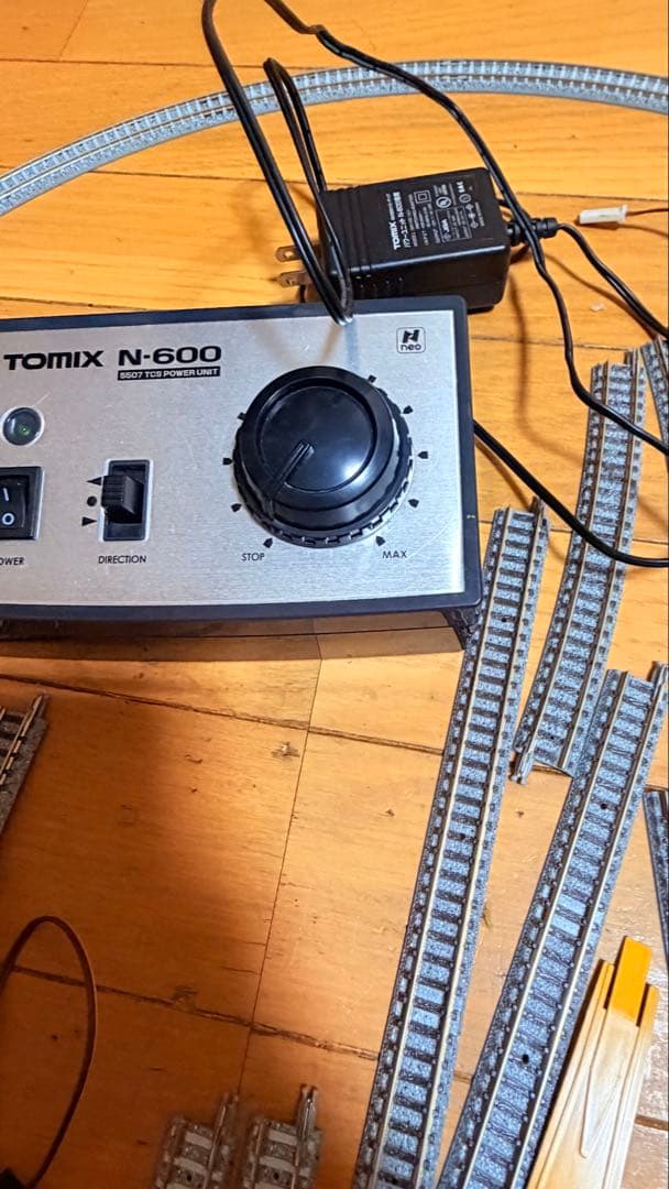 TOMIX N-600 コントローラーとレールセット