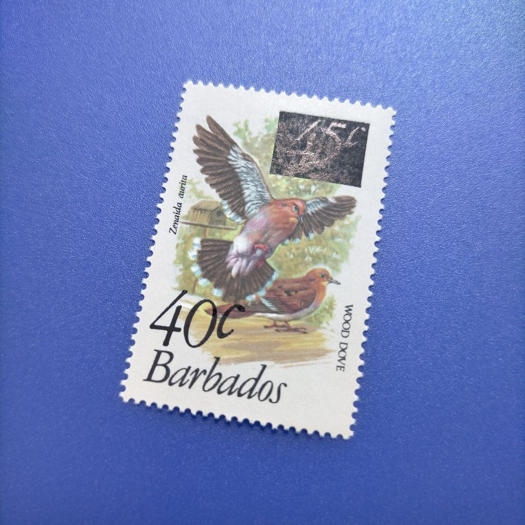 4250 外国切手 バルバドス 1979年 鳥 オーバープリント 加刷 3種