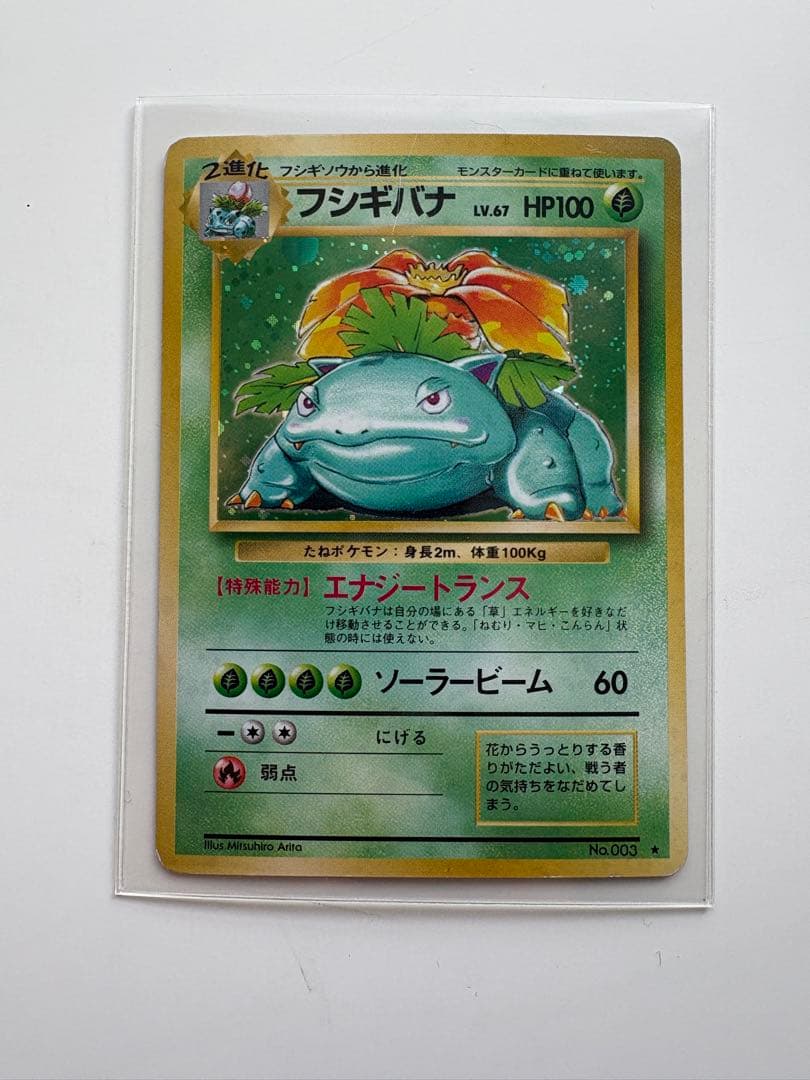 旧裏 ポケモンカード フシギバナ リザードン カメックス 御三家3枚セット