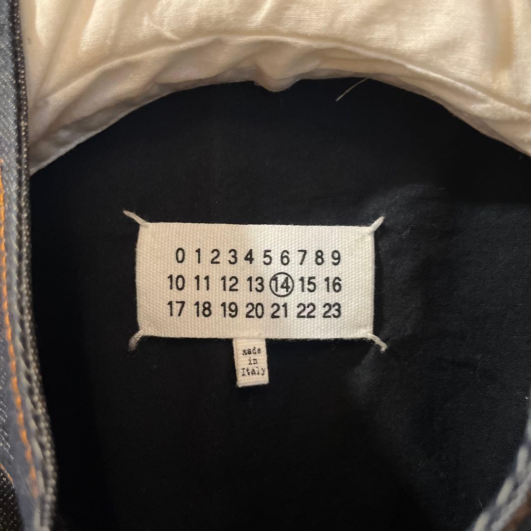 日本限定100着 希少50 マルタンマルジェラ15AW デニム ハの字ライダース