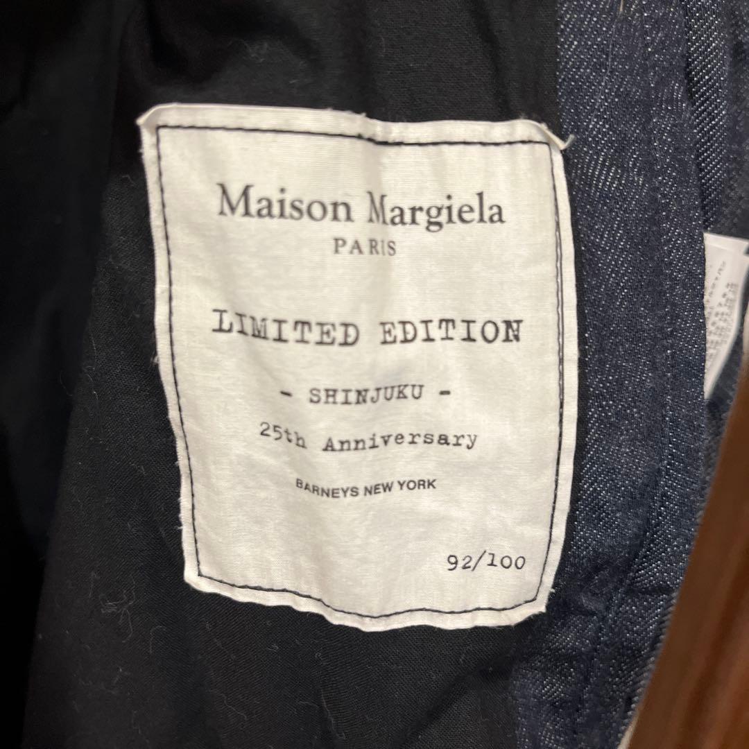 日本限定100着 希少50 マルタンマルジェラ15AW デニム ハの字ライダース