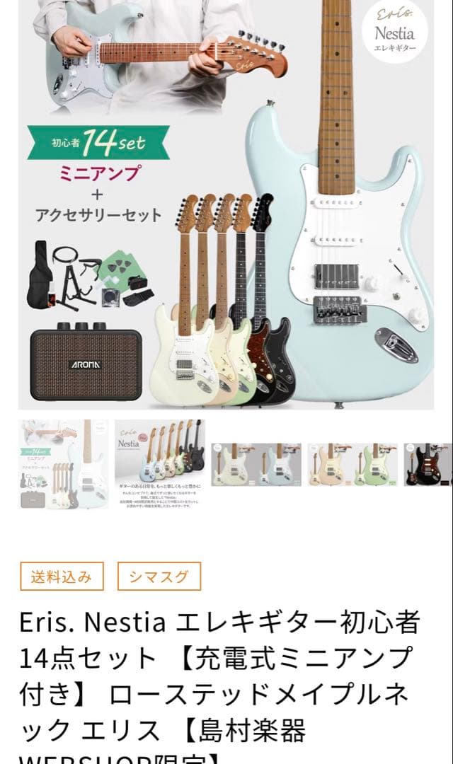 Eris. Nestia エレキギター初心者向け 島村楽器