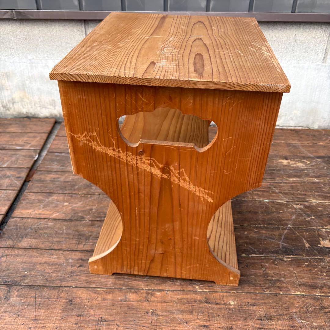 C1昭和レトロ 茶道具 玄々斎好 杉棚 風炉先棚 置き棚 茶棚 茶室道具 古道具