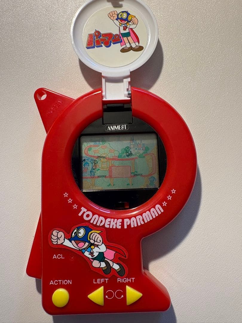 【動作確認済・箱説付】とんでけ！パーマン 電子ゲーム バンダイ 1983年 昭和