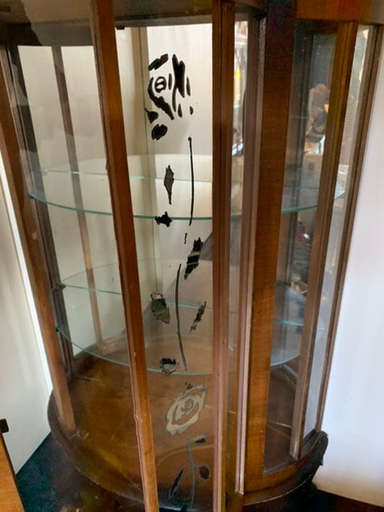 引き取り専用　アンティーク　キャビネット