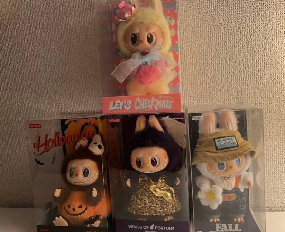 POPMART ラブブThe Monsters ぬいぐるみセット4点